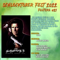 a poster with the words slooter fest 2021 featuring the movie suspense 3