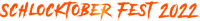 an orange background with a light shining on it